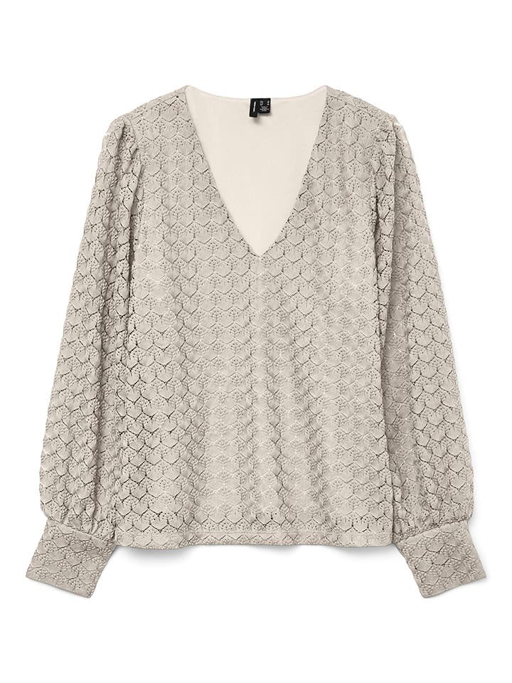 Vero Moda Bluzka w kolorze beżowym