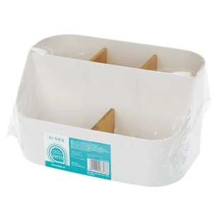 Organizer VERTO 28807 biały - Pojemniki łazienkowe - miniaturka - grafika 1