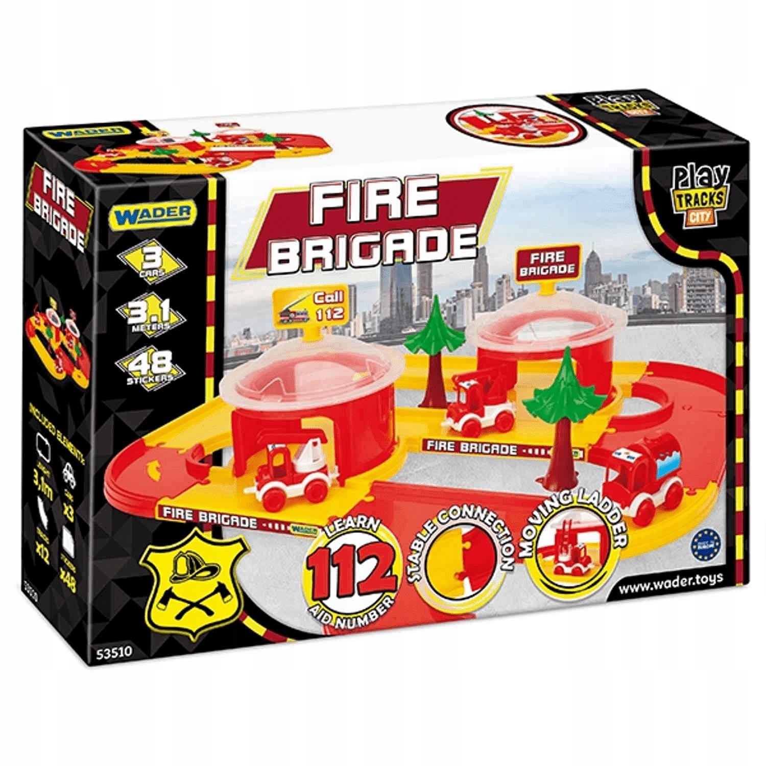 Wader 53510 Play Tracks City Straż pożarna