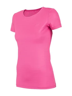 4F T-shirt funkcyjny w kolorze różowym - Koszulki sportowe damskie - miniaturka - grafika 1