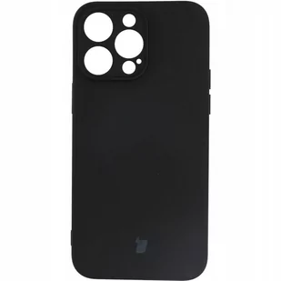 Bizon Etui Case Silicone do iPhone 14 Pro Max czarne - Etui i futerały do telefonów - miniaturka - grafika 1