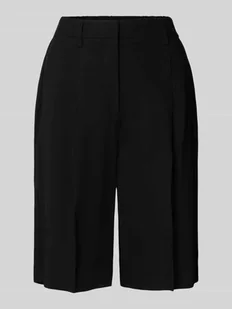 Szorty z mieszanki wiskozy i lnu model ‘Celino’ - Spodenki damskie - miniaturka - grafika 1