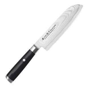 Satake Cutlery Mfg Damascus Nóż Santoku 17 cm - Noże kuchenne - miniaturka - grafika 1