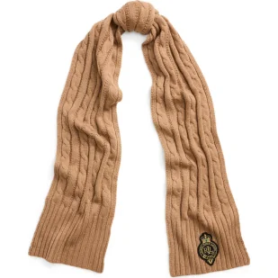 LAUREN RALPH LAUREN Szal z dodatkiem wełny - Apaszki i szaliki damskie - miniaturka - grafika 1