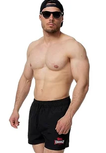 Lonsdale Męskie szorty plażowe normalny krój KILSTAY Black/Red/White L 117440 - Spodenki damskie - miniaturka - grafika 1