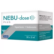 Przeziębienie i grypa - NEBU-dose PLUS 3% roztwór soli z kwasem hialuronowym x30 ampułek - miniaturka - grafika 1