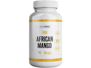 African Mango ECOMAX 12000mg 100 kaps - Spalacze tłuszczu - miniaturka - grafika 1