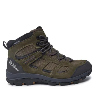Trekkingi Jack Wolfskin Vojo 3 Texapore Mid M 4042462 Khaki - Buty trekkingowe męskie - miniaturka - grafika 1