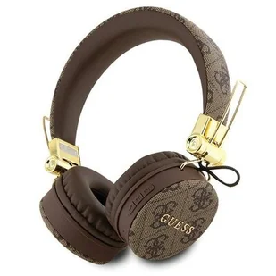 GUESS GUBH704GEMW Brązowy 4G Metal Logo - Słuchawki - miniaturka - grafika 1
