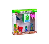 Gadżety dla graczy - PMI Kids World Minecraft Toppeez S2- 6 Pack - miniaturka - grafika 1