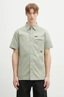 Koszule męskie - Columbia koszula Landroamer Twill Shirt męska kolor zielony regular z kołnierzykiem klasycznym 2120591 - miniaturka - grafika 1