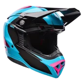 Kaski motocyklowe - Kask Cross BELL Moto-10 Mips Fluid Green/RóżowyL - miniaturka - grafika 1