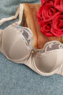 Biustonosze - Vivisence 1020 beżowy 75E Biustonosz półusztywniany - miniaturka - grafika 1