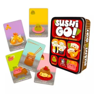 Sushi Go - gra karciana z instrukcjami w języku węgierskim - Gry karciane - miniaturka - grafika 1
