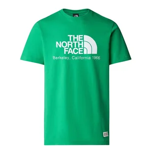 Koszulka The North Face Berkeley California 0A87U5PO81 - zielona - Koszulki sportowe męskie - miniaturka - grafika 1