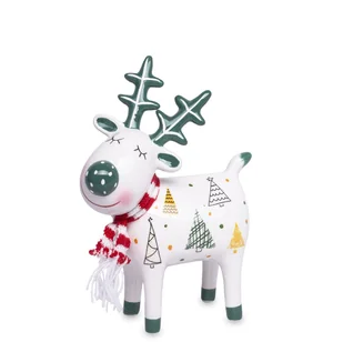 Figurka Renifer Świąteczna Ozdoba Boże Narodzenie - Ozdoby bożonarodzeniowe - miniaturka - grafika 1