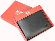 Portfele - Portfel Męski Skórzany MONEY KEPPER Skóra Naturalna Duży Poziomy Bez Zapięcia Jedno Skrzydełko Do Góry KK12 13 x 10 x 3 [cm] - miniaturka - grafika 1