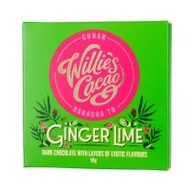 Czekolada - Willies Cacao Czekolada Imbir i Limonka 70% Ginger Lime Kuba 50 g - miniaturka - grafika 1