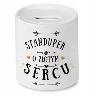 Dla Standupera Skarbonka na Urodziny na Prezent z Nadrukiem ze Zdjęciem + Opakowanie na prezent (wzór 02) - Skarbonki Dla Standupera Skarbonka na Urodziny na Prezent z Nadrukiem ze Zdjęciem + Opakowanie na prezent (wzór 02) - Skarbonki - miniaturka - grafika 1