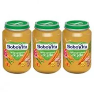 Dania dla dzieci - BoboVita Jarzynki z cielęciną i kluseczkami po 8 miesiącu Zestaw 3 x 190 g - miniaturka - grafika 1
