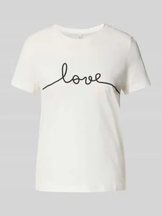 T-shirt o kroju regular fit z czystej bawełny model ‘KAMI’ - Koszulki i topy damskie - miniaturka - grafika 1