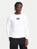 Bluzy męskie - Kappa Bluza Authentic Nymphe 321Y1MW Biały Comfort Fit - miniaturka - grafika 1