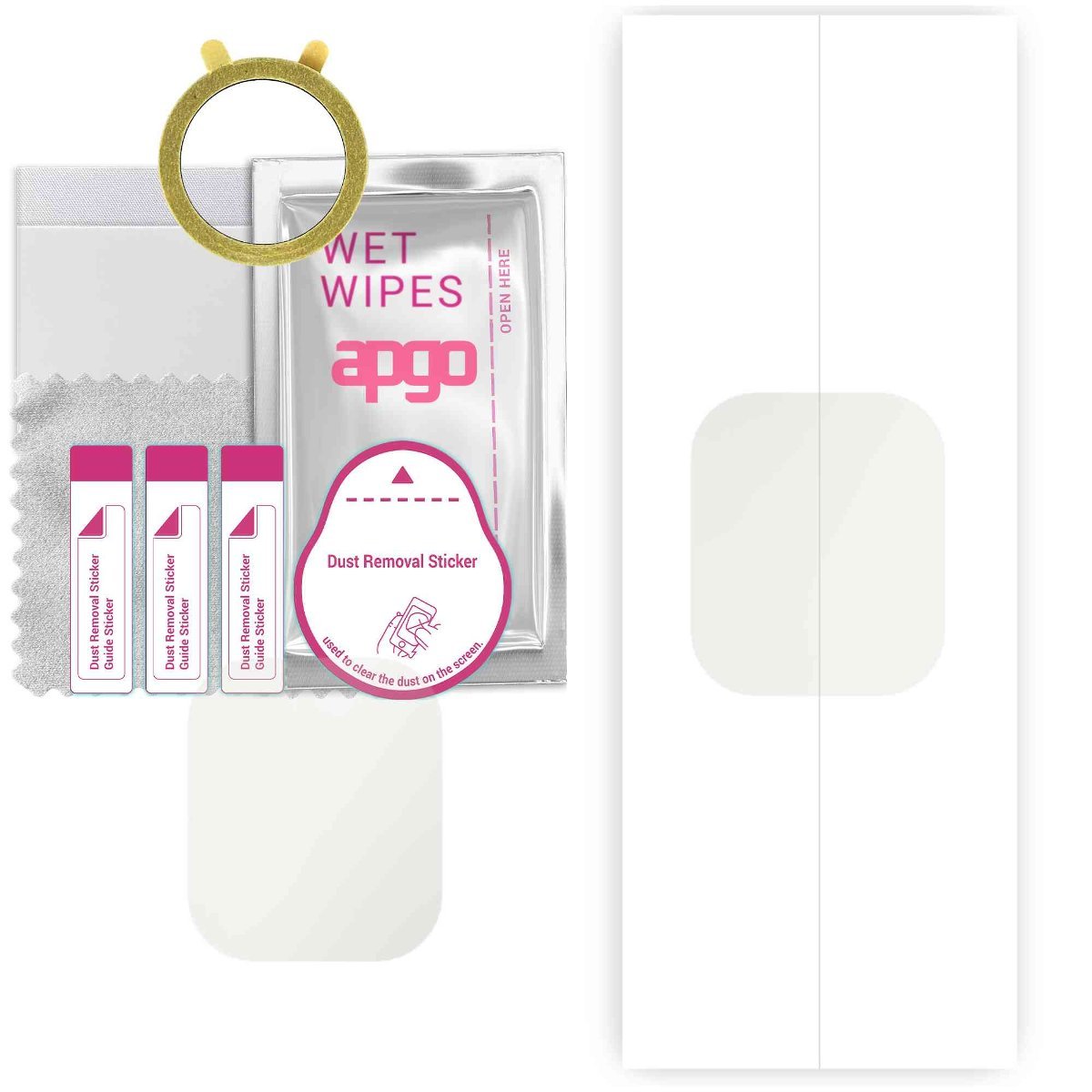 1x Folia hydrożelowa MATOWA do Bemi KIX2 - apgo Smartwatch Hydrogel MATTE Protection Ochrona na ekran smartwatcha