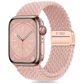 Akcesoria do smartwatchy - Pasek nylonowy do Apple Watch 4 / 5 / 6 / 7 / 8 / 9 / SE (38 / 40 / 41 mm) NylonMag Dusty Rose - miniaturka - grafika 1