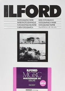 Papier B&W Ilford Multigrade RC Deluxe Glossy 12.7x17.8/25 arkuszy - Wyposażenie ciemni fotograficznej - miniaturka - grafika 1