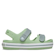 Buty dla chłopców - Sandały Crocs Crocband Cruiser Sandal Kids 209423 Zielony - miniaturka - grafika 1