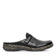 Klapki i japonki damskie - Klapki Rieker 46393-00 Czarny - miniaturka - grafika 1