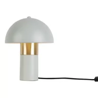 Noże stołowe - Lampa stołowa w biało-złotym kolorze Leitmotiv Seta, wys. 26 cm - miniaturka - grafika 1