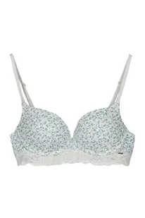 Women'secret Wspaniały Biustonosz Push Up Bawełna Kwiaty Damskie, Niebieski nadruk, 90B - Biustonosze - miniaturka - grafika 1