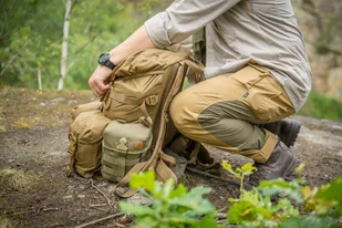 Helikon - Spodnie outdoorowe Hybrid Outback Pants - DuraCanvas - Czarne - SP-HOP-DC-01 - Odzież taktyczna i umundurowanie - miniaturka - grafika 9