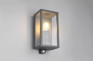 Garonne kinkiet zewnętrzny elewacyjny z czujnikiem ruchu 1xE27 antracyt 201869142 - Lampy ogrodowe - miniaturka - grafika 1