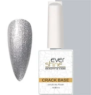 Lakiery hybrydowe - Lakier Hybrydowy baza Crack Pękający Base Silver - miniaturka - grafika 1