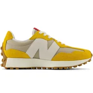 Sneakersy damskie - New Balance Buty Sneakersy Żółte 327 U327SB - miniaturka - grafika 1