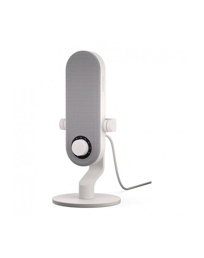 cooling.pl Mikrofon przewodowy KRUX Pin White USB-C biały