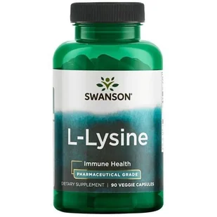 SWANSON AjiPure L-Lizyna 500mg / 90 kaps.  (SWU452) - Suplementy naturalne - miniaturka - grafika 1