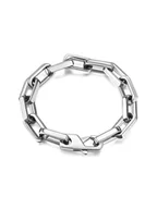 Bransolety męskie - Uomo Posrebrzana bransoletka - miniaturka - grafika 1