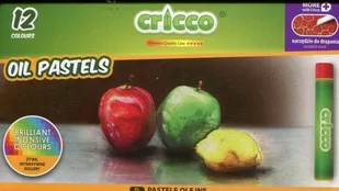Cricco Pastele olejne 12 kolorów CRICCO - Kredki, ołówki, pastele i pisaki - miniaturka - grafika 2