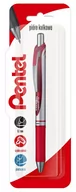 Pióra kulkowe - PENTEL, Pióro kulkowe 0,7 mm Energel BL77, czerwone, 1 szt. - miniaturka - grafika 1