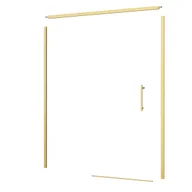 Akcesoria do armatury i ceramiki - Sensea Profile drzwi prysznicowych złoto szczotkowane Remix 160x195 cm - miniaturka - grafika 1