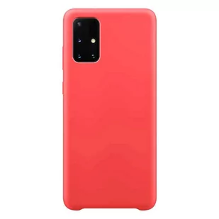 Silicone Case elastyczne silikonowe etui pokrowiec Samsung Galaxy A72 4G czerwony - Etui i futerały do telefonów - miniaturka - grafika 1
