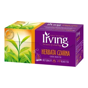 Herbata czarna Irving w saszetkach 25x2,5g - Herbata - miniaturka - grafika 1