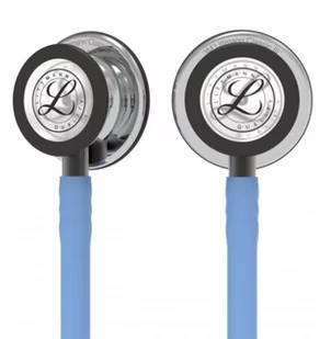 Stetoskop Littmann Classic III 5959 Stetoskop internistyczny Mirror-Finish, przewód błękitny, trzonek smoke, lira smoke - Urządzenia medyczne - miniaturka - grafika 4