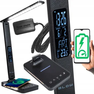 Lampka biurkowa Blow 44-153# 10 W czarny - Lampy stojące Lampka biurkowa Blow 44-153# 10 W czarny - Lampy stojące - miniaturka - grafika 1