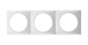 Klawisze i ramki - Berker Ramka potrójna potrójna Berker Integro  Flow biały - miniaturka - grafika 1