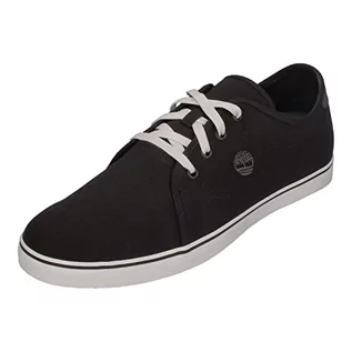 Trampki męskie - Timberland Męskie trampki Skape Park Canvas Vulc Ox Basic, czarne płótno, 45 EU - grafika 1