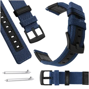 Pasek do Xiaomi Watch S1 Active GPS smartwatch granatowa opaska 22mm - Akcesoria do zegarków - miniaturka - grafika 1